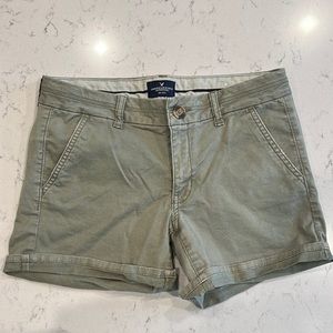 American eagle midi shorts